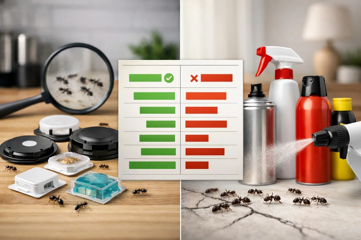 Ant Traps vs Ant Sprays: Which Works Better in 2026?