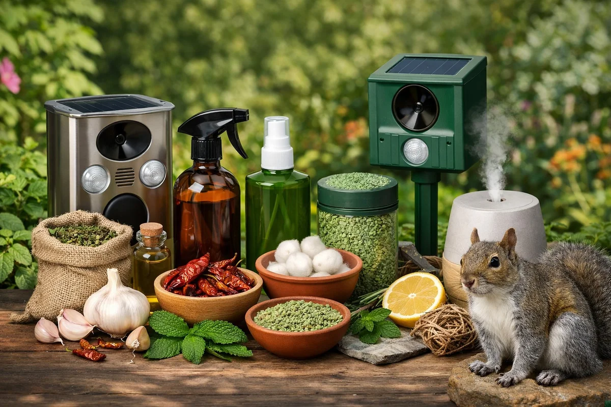 Best Natural Squirrel Repellents for Gardens 2026: Organic & Pet Safe Picks