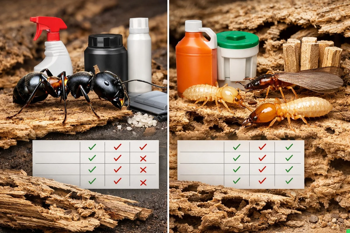 Carpenter Ants vs Termites: How to Tell the Difference (2026)