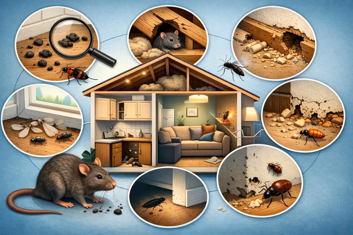 Common Signs of Pest Infestations at Home: How to Detect and Respond in 2026