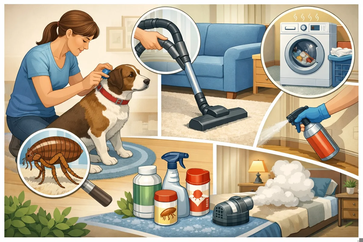 How to Get Rid of Fleas in House: Step-by-Step Guide (2026)