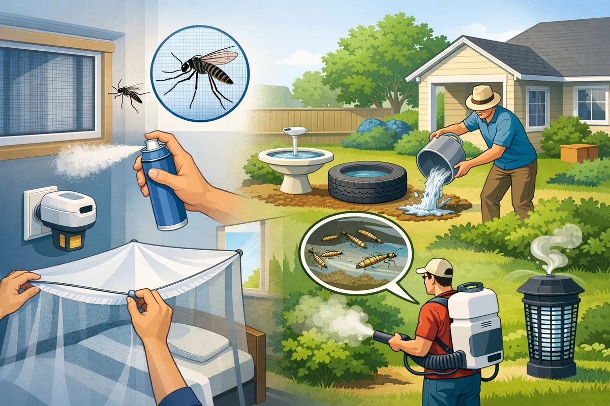 How to Get Rid of Mosquitoes Indoors and Outdoors: Complete Mosquito Removal Guide 2026