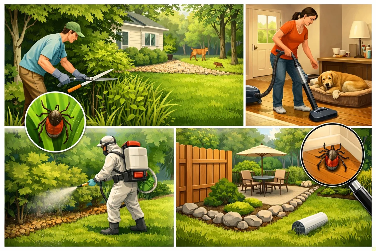 How to Get Rid of Ticks in Yard and Home (2026 DIY Guide)