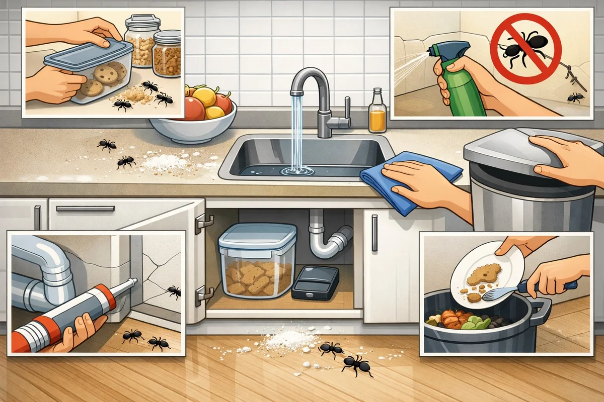 How to Prevent Ants in the Kitchen: Step-by-Step Guide for 2026