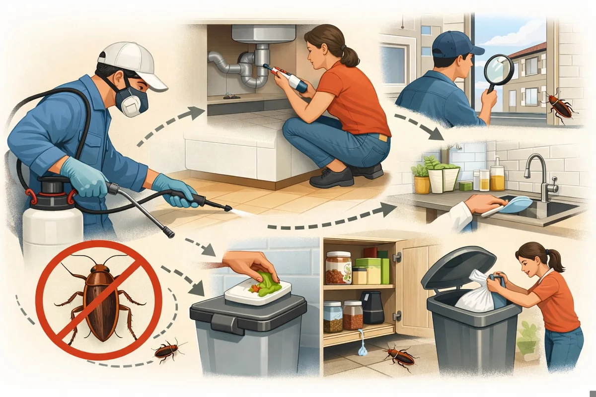 How to Prevent Cockroaches in Apartments: Step-by-Step Guide