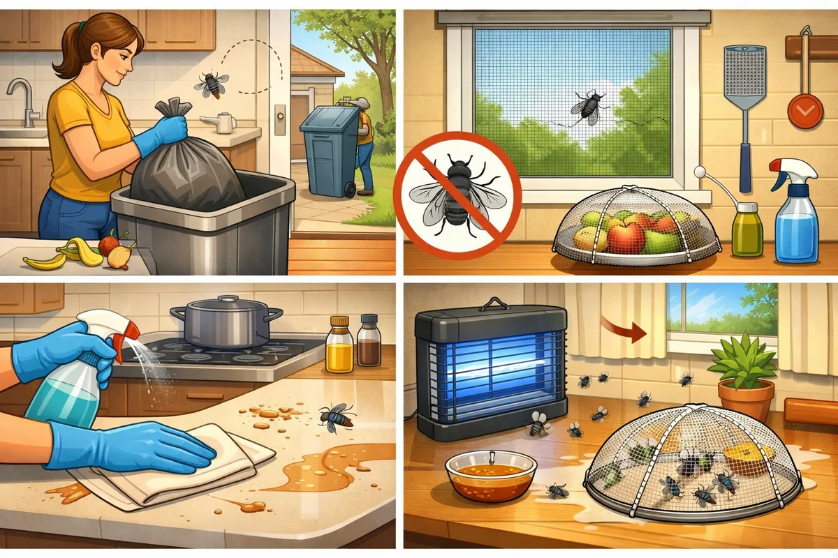How to Prevent Flies in the Kitchen and Home: Step-by-Step Guide (2026)