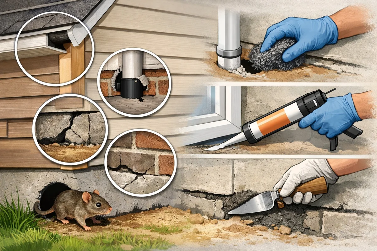 How to Seal Gaps and Cracks to Keep Rodents Out: Rodent Proof Sealing Guide