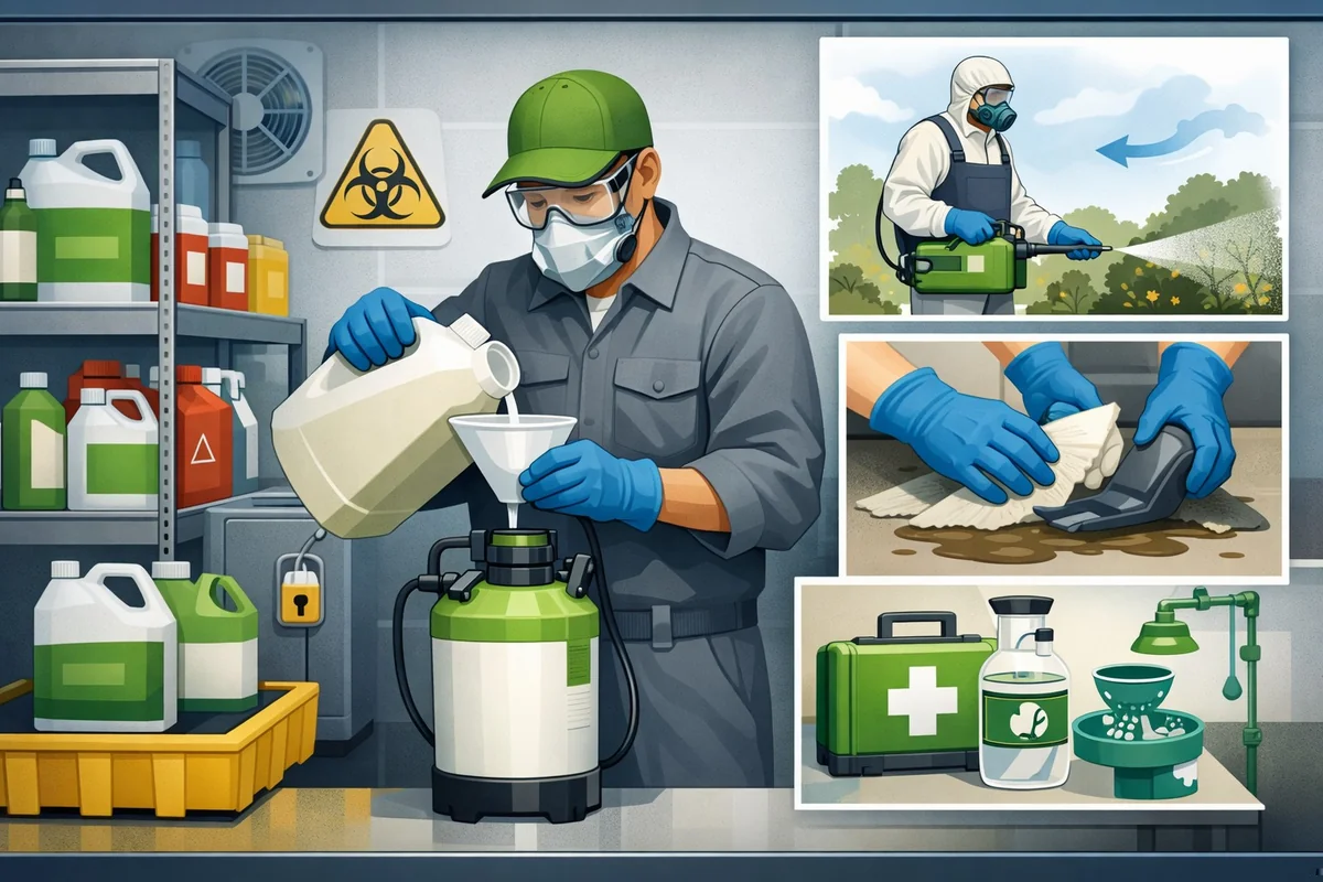 How to Store and Handle Pest Control Chemicals Safely (2026 Guide)