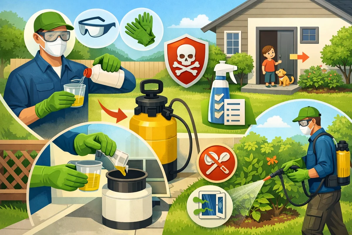 How to Use Chemical Pesticides Safely at Home (2026 Guide)