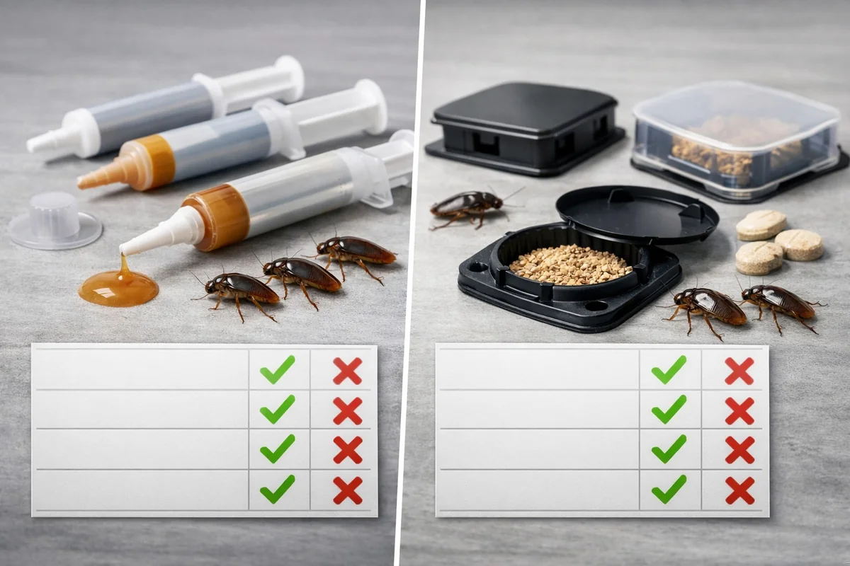 Roach Gel vs Roach Bait: Which Is More Effective? (2026 Comparison)