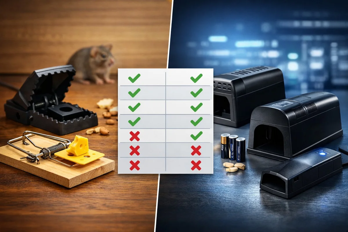 Snap Traps vs Electronic Traps: Which Catches More Mice? [2026 Comparison]