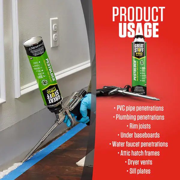 Great Stuff Pestblock Foam Sealant