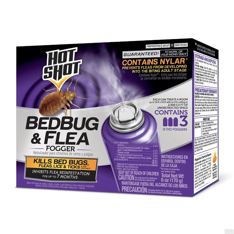 Hot Shot Bedbug & Flea Fogger