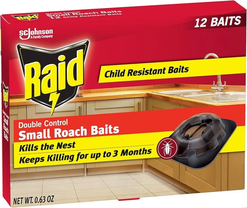 Raid Double Control Small Roach Baits