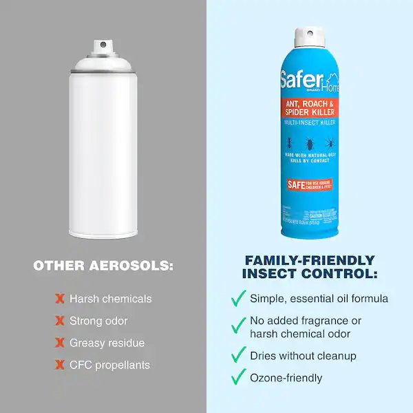 Safer Brand Ant and Roach Killer Aerosol