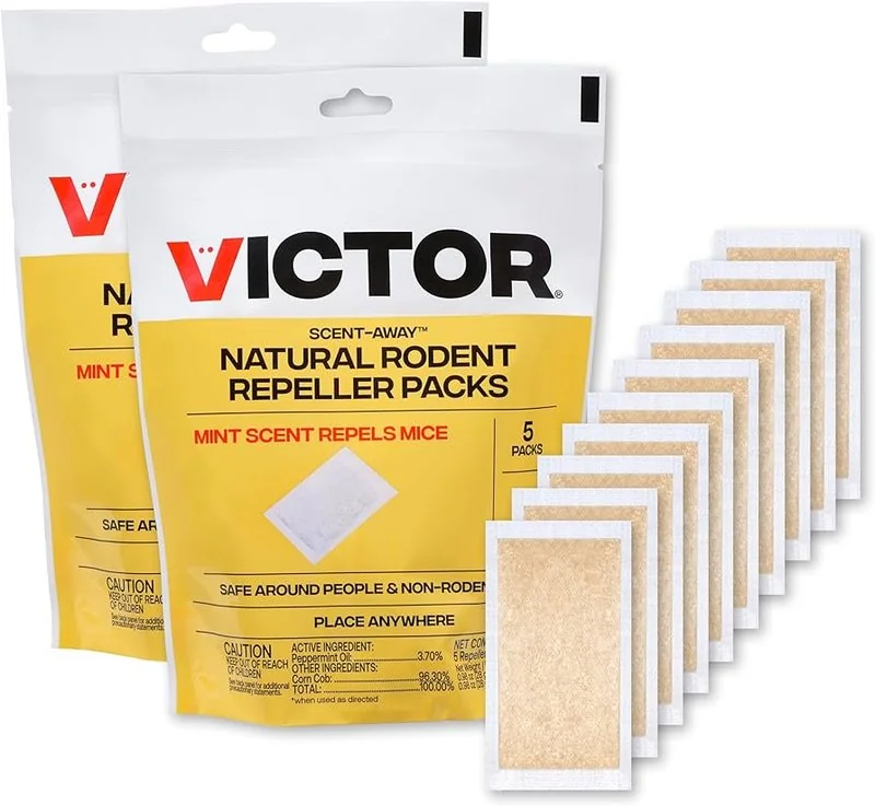 Victor Scent-Away Natural Rodent Repeller Packs